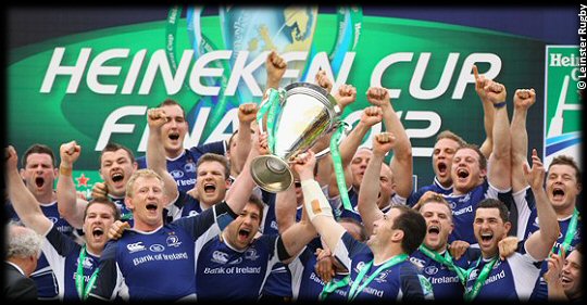 Leinster Rugby Heineken Cup Final Winners 2012